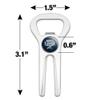 GRAPHICS & MORE North Florida Primary Logo Golf Golfing Divot Repair Tool Bottle Opener view 3