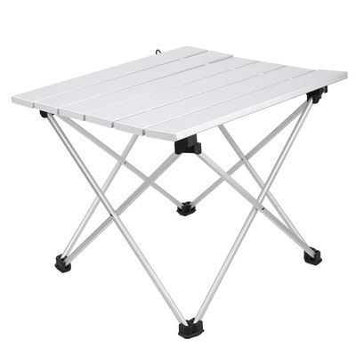 Folding Camping Table, Foldable Side Table, Foldable Portable Camping Table, Folding Camp Table Camping Folding Table Small Camping Table Aluminum Foldable Camping(Aluminum Alloy