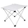 Folding Camping Table, Foldable Side Table, Foldable Portable Camping Table, Folding Camp Table Camping Folding Table Small Camping Table Aluminum Foldable Camping(Aluminum Alloy view 1