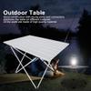 Folding Camping Table, Foldable Side Table, Foldable Portable Camping Table, Folding Camp Table Camping Folding Table Small Camping Table Aluminum Foldable Camping(Aluminum Alloy view 4