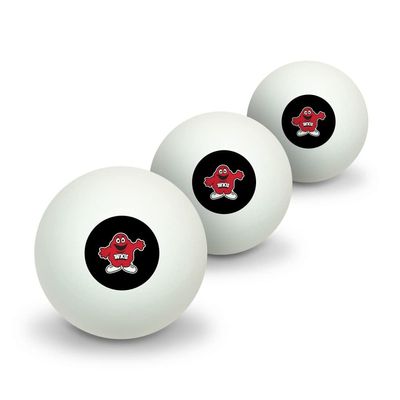 GRAPHICS & MORE W Kentucky Secondary Logo Novelty Table Tennis Ping Pong Ball 3 Pack