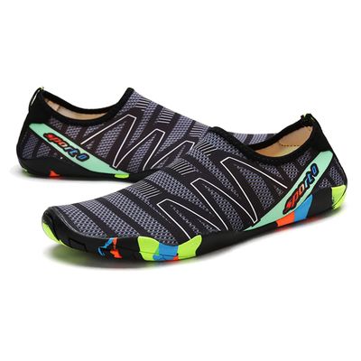 Water Shoes Men Swimming Shoes for Women Hiking Water Shoes Beach Shoes Quick-Dry Water Sports Shoes Aqua Socks Slip-On for Beach Surfing Swimming Yoga, Black, 11-12 Wide
