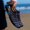 Water Shoes Men Swimming Shoes for Women Hiking Water Shoes Beach Shoes Quick-Dry Water Sports Shoes Aqua Socks Slip-On for Beach Surfing Swimming Yoga, Black, 11-12 Wide view 3