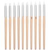 10PCS Watch Dial Cleaning Pen with Wooden Handles for Watch Movement Jewelry Cleaning - Various Shapes Head Prints Cleaner Stick- Portable Watches Dial Pens view 1