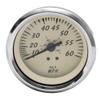 Teleflex Boat Speedometer Gauge 66938 | 3 1/4 Inch Off White Silver view 1