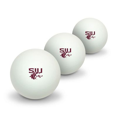 GRAPHICS & MORE SIU Secondary Logo Novelty Table Tennis Ping Pong Ball 3 Pack