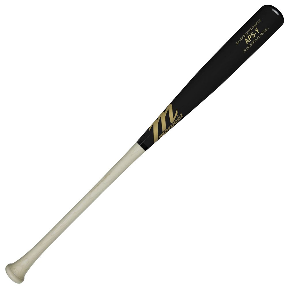 MARUCCI AP5 Youth Model Natural/Black Wood Baseball BAT, 31"