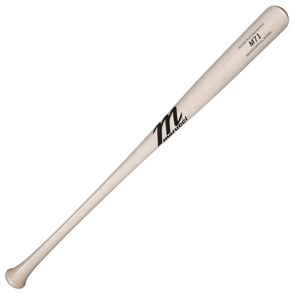 MARUCCI M71 PRO Model Whitewash Wood Baseball BAT, 32"
