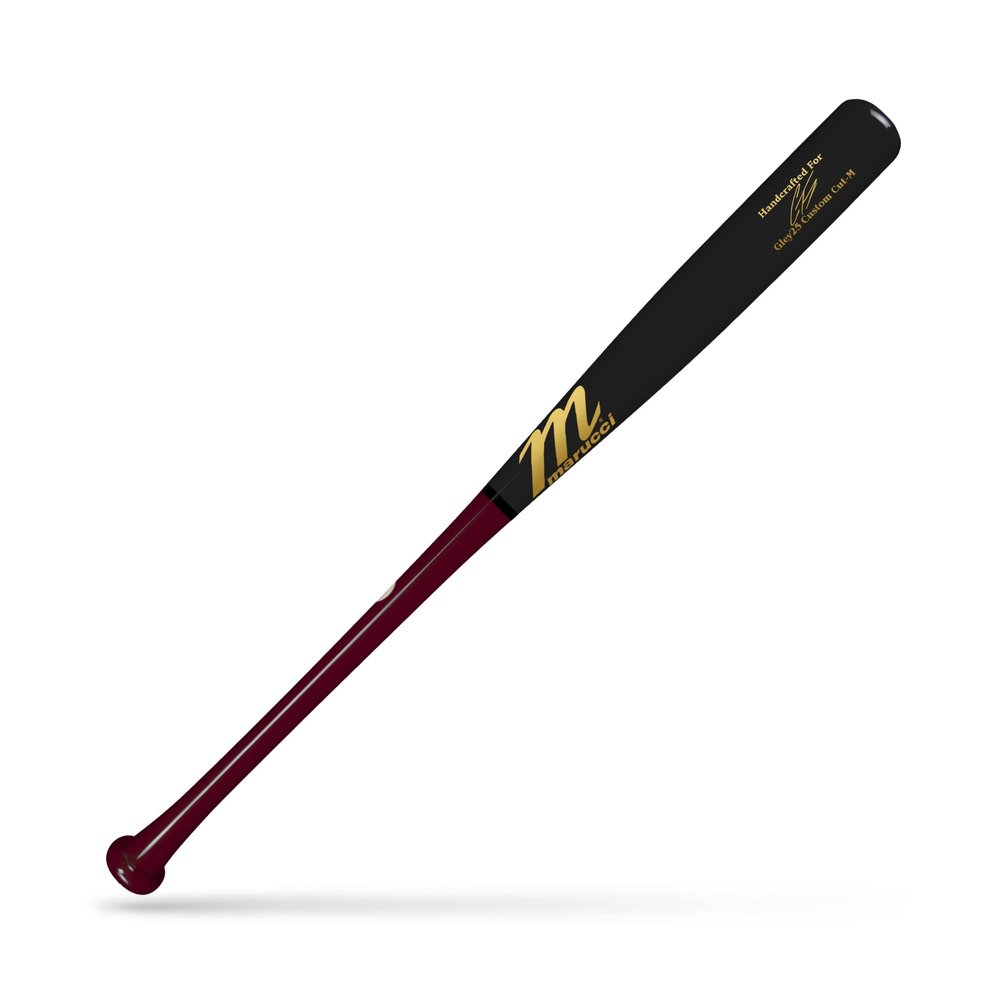 MARUCCI GLEY25 PRO Model Cherry/Black Wood Baseball BAT, 31"