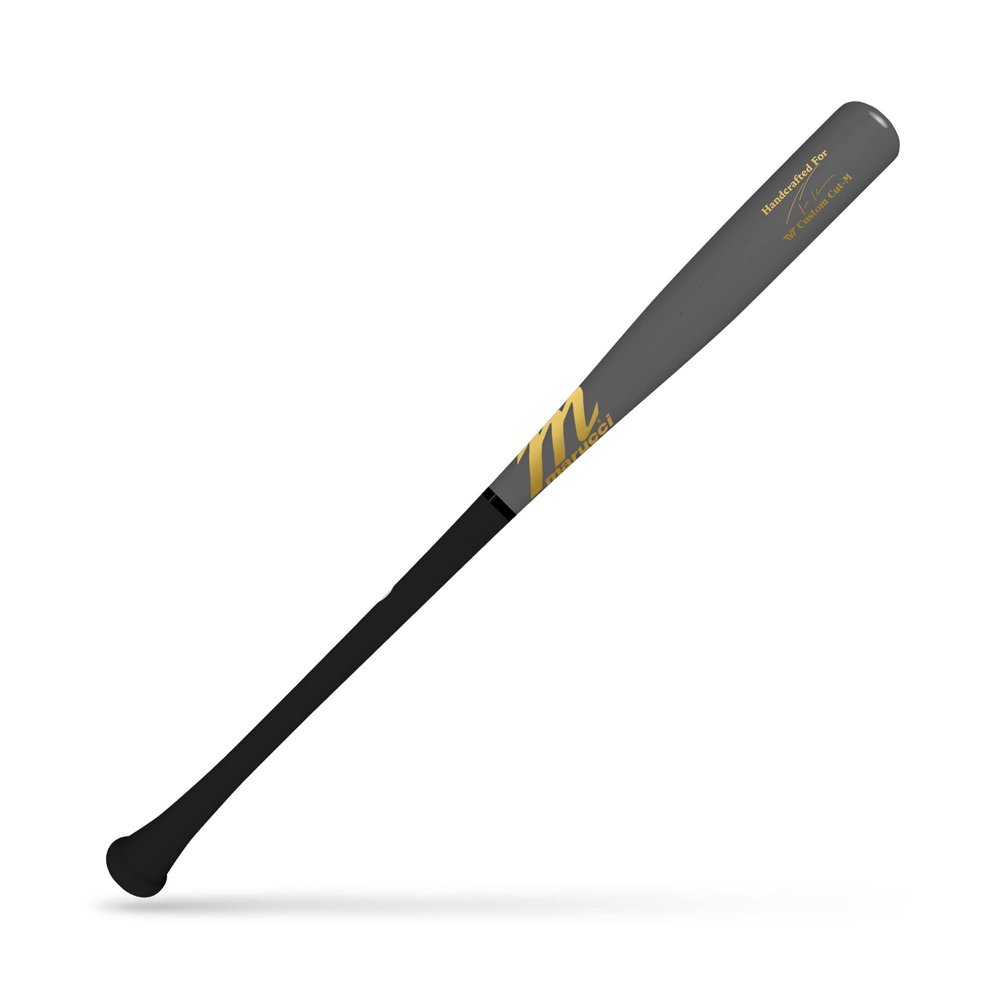 MARUCCI TVT PRO Model Matte Black/Smoke Wood Baseball BAT, 31"
