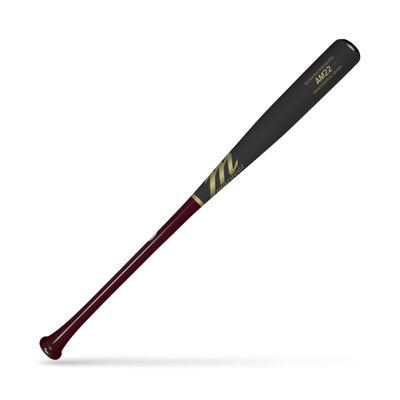 MARUCCI AM22 PRO Model Maple Wood Adult Baseball BAT, Cherry/Fog, 31"