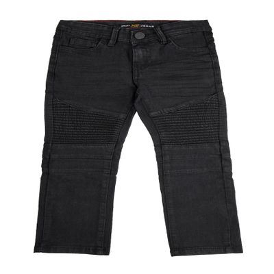 X RAY Boys Distressed Jeans (2T-16), Big Boy & Little Kids Stretch Slim Fit Pants, Ripped Denim Jeans for Boys, Black Wash - Moto Ripped, 10