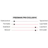 MARUCCI FREEMAN5 PRO Model Black Wood Baseball BAT, 32" view 2