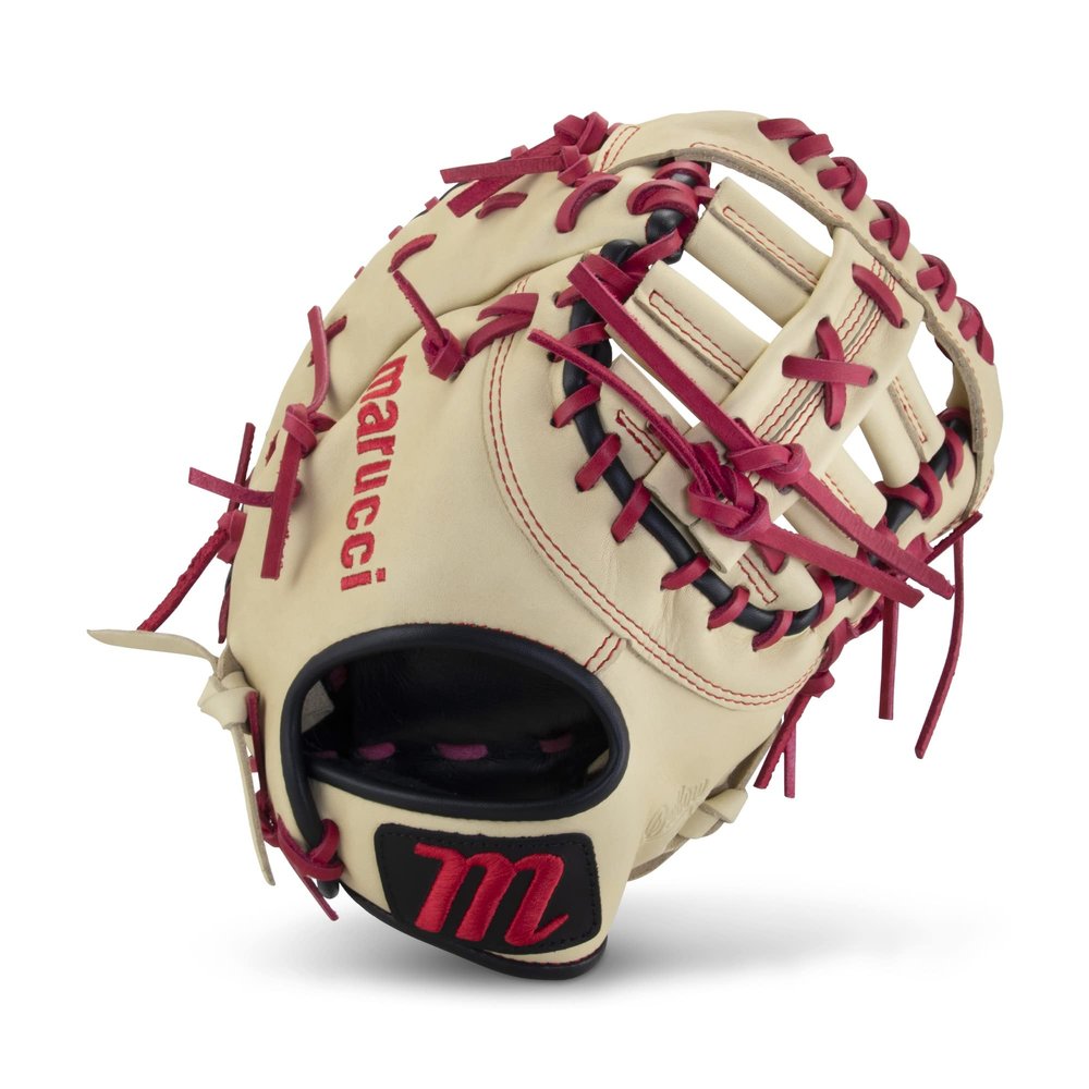 MARUCCI Oxbow Baseball Glove Series, 38S1 12.75" First Base MITT Double-BAR Single Post Left Hand Throw