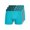 Crosshatch Mens Typan Boxer Shorts (Pack of 3) (L) (Teal), Teal, Large view 1