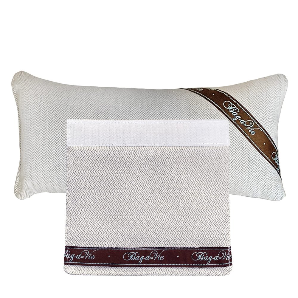 Bag-a-Vie Bag Handle Wrap & Bag Pillow Shaper Combo - Luxury Handbag Care Kit With Hardware Chain Protection Wrap and Bag Shaper Insert - Handle Wrap + Tres Mini (7" + 4.5")