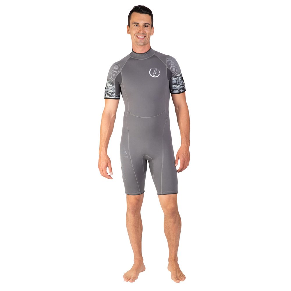 Seavenger Explorer 3mm Neoprene Shorty Wetsuit (Camo, Men's X-Small)