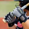 MARUCCI Luxe Adult Batting Glove, Gray/Black, Adult X-Large view 2