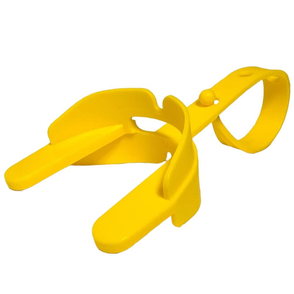 Ultra-Guard All Sport Mouthguard with Professional Quality Helmet Strap; Specially Designed for Athletes with Braces of All Contact Sports. Double Protection for Both Upper and Lower Teeth (Yellow)