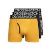 Crosshatch Mens Lynol Boxer Shorts (Pack of 3) (L) (Yellow), Yellow, Large view 1