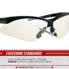 Glove Station Optic Max Safety Glasses for Men & Women, Anti-Fog & Scratch-Resistant Tactical Work Glasses  Eye Protection for Shooting, Flexible Frame, 1 Pair (Indoor/Outdoor) view 2