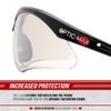 Glove Station Optic Max Safety Glasses for Men & Women, Anti-Fog & Scratch-Resistant Tactical Work Glasses  Eye Protection for Shooting, Flexible Frame, 1 Pair (Indoor/Outdoor) view 4