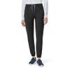 Carhartt Womens Women's Cargo Jogger Medical Scrubs Pants, Black, X-Small Petite US view 1