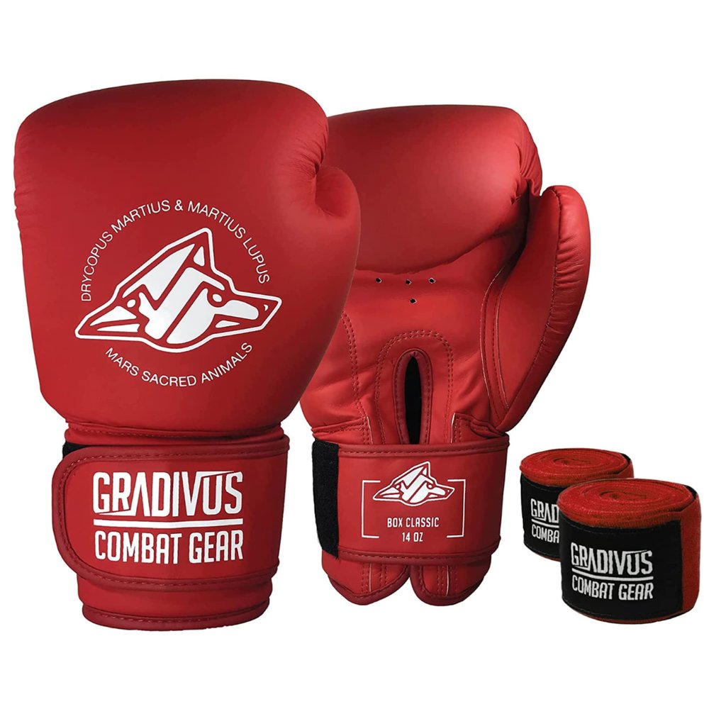 Classic Series Boxing Gloves (12oz, Red)