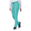 Carhartt Womens Women's Slim Leg Medical Scrubs Pants, Aqua Sea, 3X-Large Petite US view 2