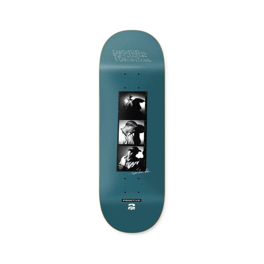 Primitive Skateboard Deck Shadows Teal 8.125"