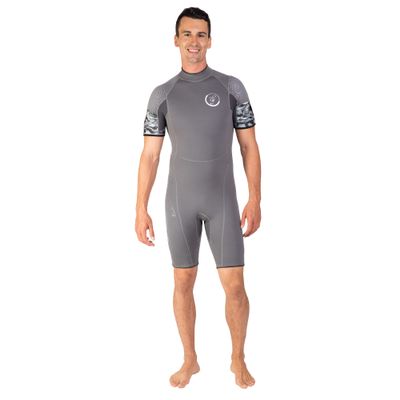 Seavenger Explorer 3mm Neoprene Shorty Wetsuit (Camo, Men's Medium)