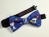 EmilyRose Couture Men's Special Characters Bow Ties Gamer Bow Ties Geek Bow Ties (Cotton, Patriotic Puppy/Large) view 2