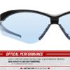 Glove Station Optic Max Safety Glasses for Men & Women, Anti-Fog & Scratch-Resistant Tactical Work Glasses  Eye Protection for Shooting, Hunting and Construction, Flexible Frame, 1 Pair (Light Blue) view 3