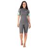 Seavenger Explorer 3mm Neoprene Shorty Wetsuit (Gray Mint, Women's 3) view 1