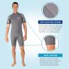 Seavenger Explorer 3mm Neoprene Shorty Wetsuit (Gray Mint, Women's 3) view 3