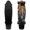 KMX Skateboard 27 Inch, Classic Cruiser Skateboard for Beginners and Advanced, Mini Cruiser Board for Boys, Girls, Kids, Students, Adults, Teens Penny Board(27 Flame Fire) view 1