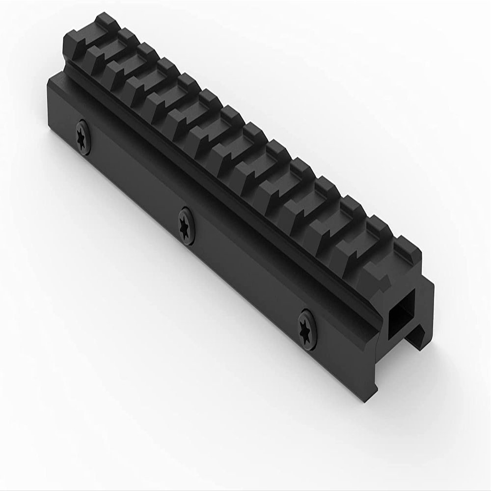 Monstrum Lockdown V3 Picatinny Riser Mount with Recoil Stop Base | 5.5 inch Length | Low Profile | 20 MOA