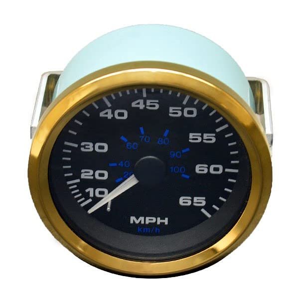 Teleflex Boat Speedometer Gauge 63276 | Premier Pro Gold 3 1/4 Inch