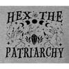 3X-Large Athletic Heather Mens Hex The Patriarchy Feminist Witch Womens Rights Long Sleeve T-Shirt view 2