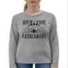3X-Large Athletic Heather Mens Hex The Patriarchy Feminist Witch Womens Rights Long Sleeve T-Shirt view 3