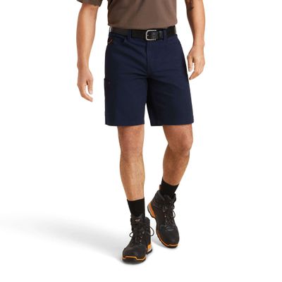 ARIAT Men's Rebar DuraStretch Made Tough Short, Navy, Size 32