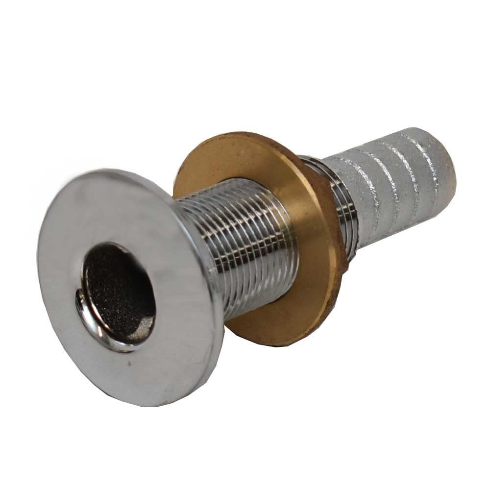 Conbraco Boat Thru Hull 65-CN7-98 | 3/4 Inch Chrome Plated Brass