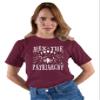 XX-Large Maroon Mens Hex The Patriarchy Feminist Witch Womens Rights T-Shirt view 2