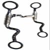 CHALLENGER Western 5" Comfort Jointed Low-Port Swivel Mouth Long Shank Futurity Bit 35636B view 1