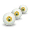 GRAPHICS & MORE St. Norbert College Secondary Logo Novelty Table Tennis Ping Pong Ball 3 Pack view 1