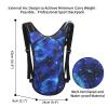 Roptat Hydration Backpack Pack with 2L Hydration Bladder - Lightweight Water Backpack Keeps Water Cool up to 4 Hours Pouch for Women Men Running Riding Biking (Black) (2-Pack Galaxy) view 2