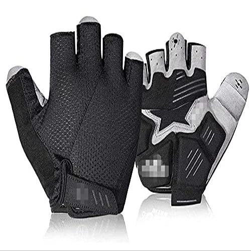 Cycling Gloves Bike Gloves Half Finger Sport Gloves Cycling Half Finger Glove Mountain Bicycle Men Gloves Women Gel Pad Anti-Slip Breathable Outdoor Sports Shock-Absorbing Riding Biking