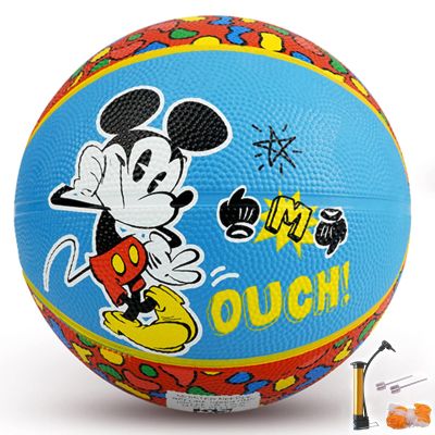 DECLIR Kids Basketball, 22 Inches, Youth Basketballs Size 3 for Indoor and Outdoor Basketball Games, Sold Deflated with Pump,Mouse