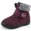 FUDYNMALC Girls Boys Winter Snow Boots - Comfortable Warm Toddler Winter Shoes Waterproof Lightweight Kids Ankle Booties Outdoor Walking view 1