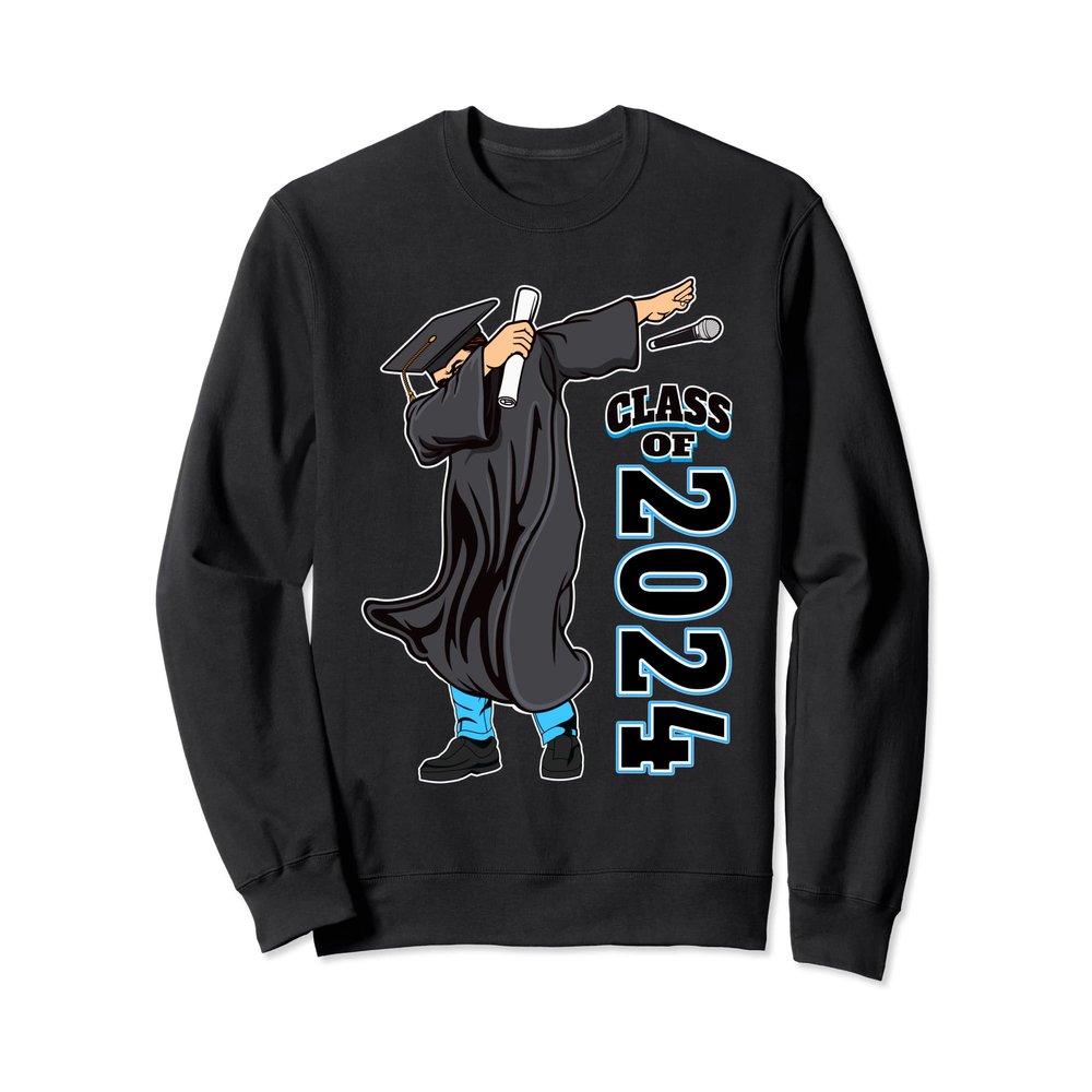 Class of 2024 High School Senior Graduation Gift for Him Sweatshirt